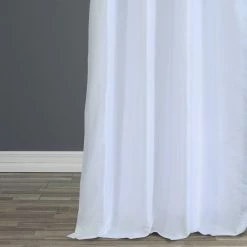 Best reviews of 🌟 Exclusive Fabrics Ex. Fabrics Ruched Textured Faux Dupioni Silk Curtain (1 Panel) Ice 🎉 -Exclusive Fabrics SHOP Exclusive Fabrics Ruched Vintage Textured Faux Dupioni Silk Curtain 281 Panel29 5