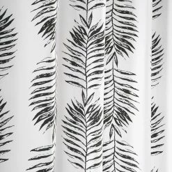 Hot Sale 😀 Exclusive Fabrics Sago Printed Cotton Curtain (1 Panel) Sago Black Ink ✨ -Exclusive Fabrics SHOP Exclusive Fabrics Sago Printed Cotton Curtain Panel 14