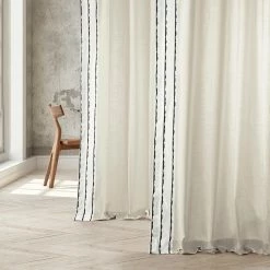 Best reviews of 🥰 Exclusive Fabrics Sharkskin Cotton Bordered Curtain (1 Panel) Sharkskin Black Stripe 🎁 -Exclusive Fabrics SHOP Exclusive Fabrics Sharkskin Cotton Bordered Curtain 281 Panel29 11