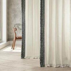 Best reviews of 🥰 Exclusive Fabrics Sharkskin Cotton Bordered Curtain (1 Panel) Sharkskin Black Stripe 🎁 -Exclusive Fabrics SHOP Exclusive Fabrics Sharkskin Cotton Bordered Curtain 281 Panel29 2