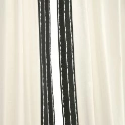 Best reviews of 🥰 Exclusive Fabrics Sharkskin Cotton Bordered Curtain (1 Panel) Sharkskin Black Stripe 🎁 -Exclusive Fabrics SHOP Exclusive Fabrics Sharkskin Cotton Bordered Curtain 281 Panel29 7
