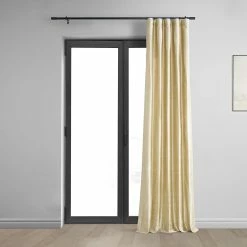 Buy ✔️ Exclusive Fabrics Signature Biscotti Textured Silk Single Curtain (1 Panel) ✔️ -Exclusive Fabrics SHOP Exclusive Fabrics Signature Biscotti Textured Silk Single Curtain 281 Panel29 1