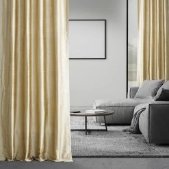 Buy ✔️ Exclusive Fabrics Signature Biscotti Textured Silk Single Curtain (1 Panel) ✔️ -Exclusive Fabrics SHOP Exclusive Fabrics Signature Biscotti Textured Silk Single Curtain 281 Panel29 2