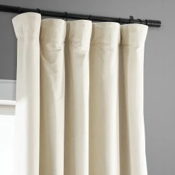 Outlet 🔔 Exclusive Fabrics Signature Blackout Velvet 63" Length Curtain (1 Panel) - 50 X 63 Midnight Blue ✔️ -Exclusive Fabrics SHOP Exclusive Fabrics Signature Blackout Velvet 6322 Length Curtain 281 Panel29 7