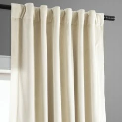 Outlet 🔔 Exclusive Fabrics Signature Blackout Velvet 63" Length Curtain (1 Panel) - 50 X 63 Midnight Blue ✔️ -Exclusive Fabrics SHOP Exclusive Fabrics Signature Blackout Velvet 6322 Length Curtain 281 Panel29 9