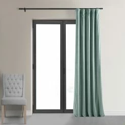Flash Sale 🎉 Exclusive Fabrics Signature Blackout Velvet Curtain (1 Panel) Cabernet 😍 -Exclusive Fabrics SHOP Exclusive Fabrics Signature Blackout Velvet Curtain 281 Panel29 11