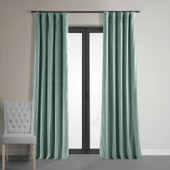 Flash Sale 🎉 Exclusive Fabrics Signature Blackout Velvet Curtain (1 Panel) Cabernet 😍