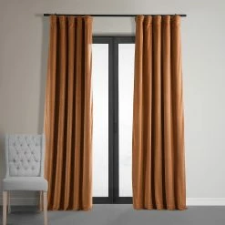 Flash Sale 🎉 Exclusive Fabrics Signature Blackout Velvet Curtain (1 Panel) Cabernet 😍 -Exclusive Fabrics SHOP Exclusive Fabrics Signature Blackout Velvet Curtain 281 Panel29 6