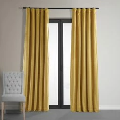 Flash Sale 🎉 Exclusive Fabrics Signature Blackout Velvet Curtain (1 Panel) Cabernet 😍 -Exclusive Fabrics SHOP Exclusive Fabrics Signature Blackout Velvet Curtain 281 Panel29 7
