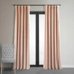 Flash Sale 🎉 Exclusive Fabrics Signature Blackout Velvet Curtain (1 Panel) Cabernet 😍 -Exclusive Fabrics SHOP Exclusive Fabrics Signature Blackout Velvet Curtain 281 Panel29 8