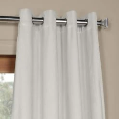 Cheap ✔️ Exclusive Fabrics Signature Blackout Velvet Grommet Curtain Panel (1 Panel) Amber Gold 👍 -Exclusive Fabrics SHOP Exclusive Fabrics Signature Blackout Velvet Grommet Top Curtain Panel 9