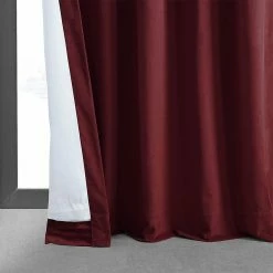 Flash Sale 🧨 Exclusive Fabrics Signature Burgundy Velvet Blackout Curtain (1 Panel) 😍 -Exclusive Fabrics SHOP Exclusive Fabrics Signature Burgundy Velvet Blackout Curtain 281 Panel29 8