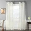 Discount 🔥 Exclusive Fabrics Signature Double Layer Sheer Curtain Panel (1 Panel) Off White ❤️ -Exclusive Fabrics SHOP Exclusive Fabrics Signature Double Layer Sheer Curtain Panel 1f936b4d ec58 4b71 bd72 64fac4a6a8f1