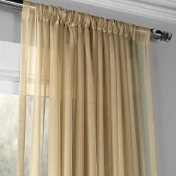 Outlet ⌛ Exclusive Fabrics Signature Extra Wide Sheer Curtain Panel (1 Panel) White 🌟 -Exclusive Fabrics SHOP Exclusive Fabrics Signature Extra Wide Sheer Curtain Panel 3836e3a6 caf9 4c95 a094 dd8f4cf4b5e5