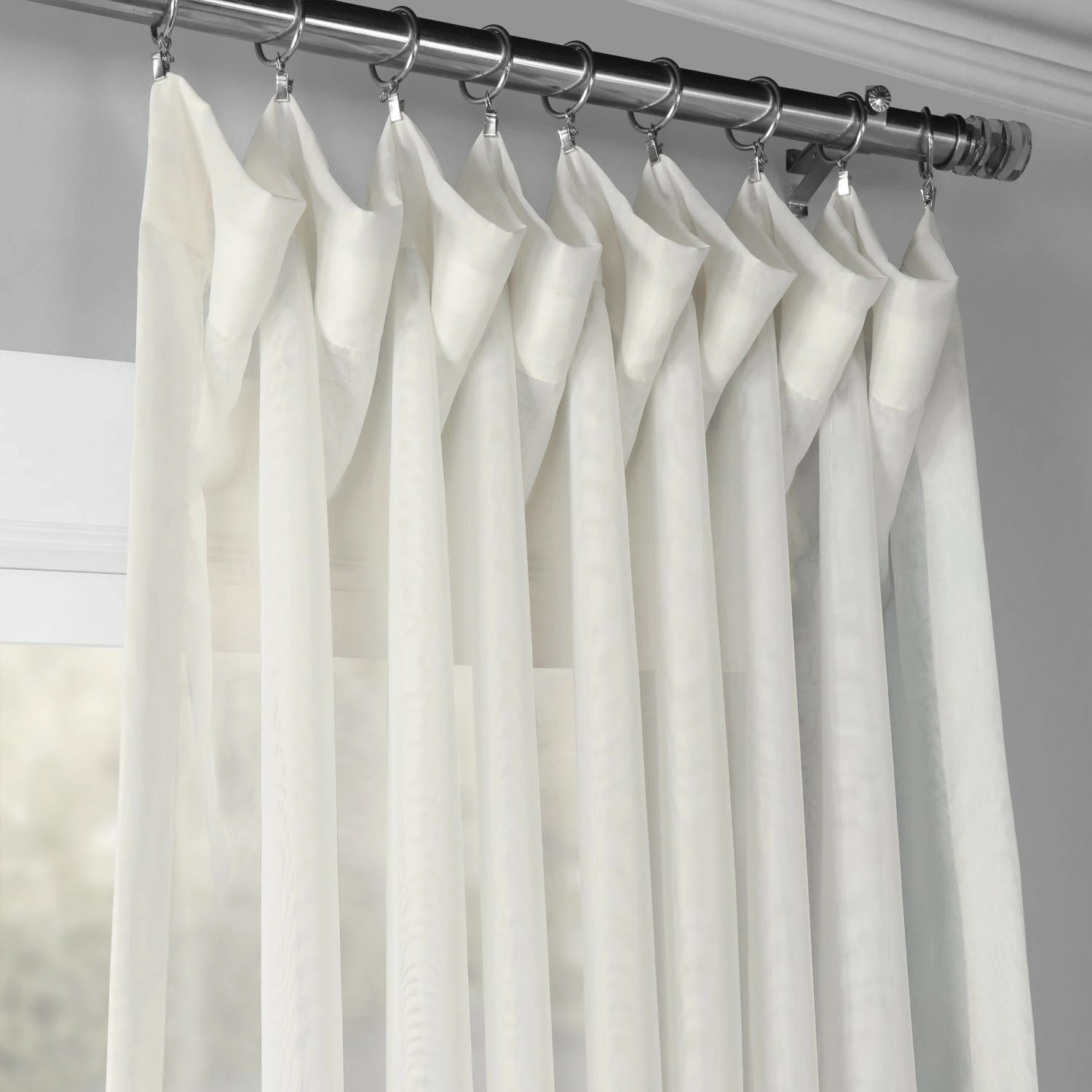 Best reviews of ✨ Exclusive Fabrics Signature ExtraWide Double Layer Sheer Curtain Panel (1 Panel) White ⌛ 4 Best reviews of ✨ Exclusive Fabrics Signature ExtraWide Double Layer Sheer Curtain Panel (1 Panel) White ⌛ - Image 2