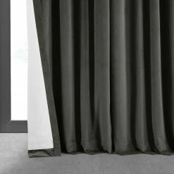 Budget 🤩 Exclusive Fabrics Signature Extra Wide Blackout Velvet Curtain (1 Panel) Blackforest Green 🌟 -Exclusive Fabrics SHOP Exclusive Fabrics Signature Extrawide Blackout Velvet Curtain 281 Panel29 6