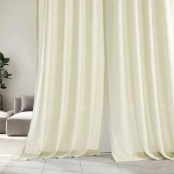 Wholesale ⭐ Exclusive Fabrics Signature French Linen Sheer Curtain (1 Panel) Cherry Blossom Pink 🤩 -Exclusive Fabrics SHOP Exclusive Fabrics Signature French Linen Sheer Curtain 281 Panel29 2