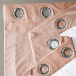 Wholesale 😉 Exclusive Fabrics Signature Grommet Velvet Blackout Curtain (1 Panel) Neutral Ground 👍 -Exclusive Fabrics SHOP Exclusive Fabrics Signature Grommet Velvet Blackout Curtain 281 Panel29 11