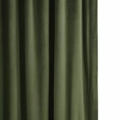Promo ❤️ Exclusive Fabrics Signature Hunter Green Velvet 120-inch Blackout Curtain (1 Panel) - 50 X 120 🔔 -Exclusive Fabrics SHOP Exclusive Fabrics Signature Hunter Green Velvet 120 inch Blackout Curtain 281 Panel29 7