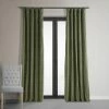 Wholesale 🛒 Exclusive Fabrics Signature Hunter Green Velvet Blackout Curtain (1 Panel) ❤️ -Exclusive Fabrics SHOP Exclusive Fabrics Signature Hunter Green Velvet Blackout Curtain 281 Panel29