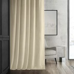 Best deal 🔔 Exclusive Fabrics Signature Light Beige Velvet Curtain (1 Panel) Alabaster Beige ✔️ 14 Best deal 🔔 Exclusive Fabrics Signature Light Beige Velvet Curtain (1 Panel) Alabaster Beige ✔️ -Exclusive Fabrics SHOP Exclusive Fabrics Signature Light Beige Velvet Curtain 281 Panel29 2
