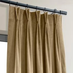 Wholesale 🎁 Exclusive Fabrics Signature Pleated Blackout Velvet Curtain (1 Panel) Porcelain White ✔️ -Exclusive Fabrics SHOP Exclusive Fabrics Signature Pleated Blackout Velvet Curtain 281 Panel29 12