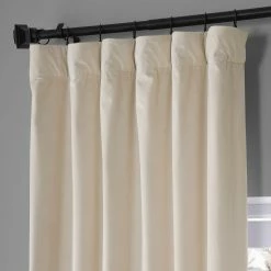 Discount 😀 Exclusive Fabrics Signature Plush Velvet Hotel Blackout Curtain (1 Panel) Sweet And Spicy Rum ⌛ -Exclusive Fabrics SHOP Exclusive Fabrics Signature Plush Velvet Hotel Blackout Curtain 1