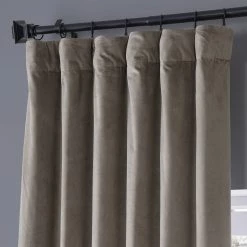 Discount 😀 Exclusive Fabrics Signature Plush Velvet Hotel Blackout Curtain (1 Panel) Sweet And Spicy Rum ⌛ -Exclusive Fabrics SHOP Exclusive Fabrics Signature Plush Velvet Hotel Blackout Curtain 6