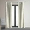 Cheap 😍 Exclusive Fabrics Signature Porcelain White Velvet Blkt Curtain (1 Panel) 🧨 -Exclusive Fabrics SHOP Exclusive Fabrics Signature Porcelain White Velvet Blkt Curtain 281 Panel29