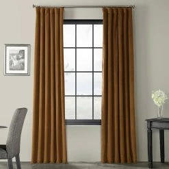 Promo 🥰 Exclusive Fabrics Signature Velvet 108-inch Blackout Curtain (1 Panel) Everglade Teal 👍