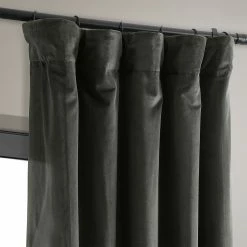 Discount 🛒 Exclusive Fabrics Signature Velvet 84-inch Blackout Curtain (1 Panel) Everglade Teal 🌟 -Exclusive Fabrics SHOP Exclusive Fabrics Signature Velvet 84 inch Blackout Curtain 281 Panel29 3