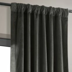 Discount 🛒 Exclusive Fabrics Signature Velvet 84-inch Blackout Curtain (1 Panel) Everglade Teal 🌟 -Exclusive Fabrics SHOP Exclusive Fabrics Signature Velvet 84 inch Blackout Curtain 281 Panel29 6