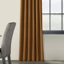 Discount 🛒 Exclusive Fabrics Signature Velvet 84-inch Blackout Curtain (1 Panel) Everglade Teal 🌟 -Exclusive Fabrics SHOP Exclusive Fabrics Signature Velvet 84 inch Blackout Curtain Panel 4