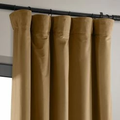 Discount ⌛ Exclusive Fabrics Signature Velvet Blackout Curtain (1 Panel) Reflection Grey 🔥 -Exclusive Fabrics SHOP Exclusive Fabrics Signature Velvet Blackout Curtain 281 Panel29 3