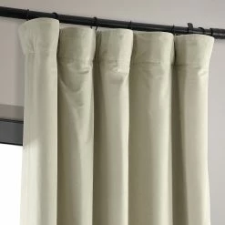 Discount ⌛ Exclusive Fabrics Signature Velvet Blackout Curtain (1 Panel) Reflection Grey 🔥 -Exclusive Fabrics SHOP Exclusive Fabrics Signature Velvet Blackout Curtain 281 Panel29 5