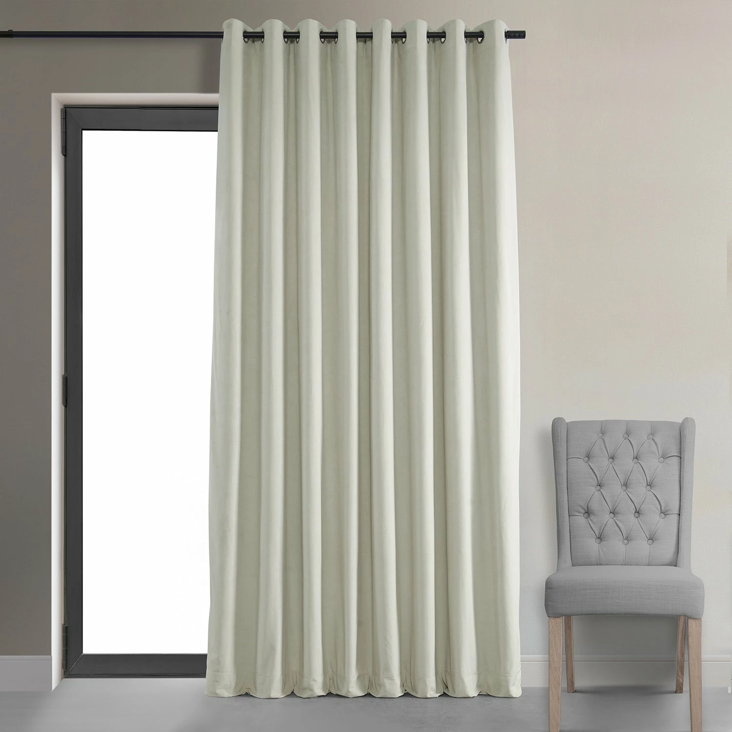 Best reviews of 🛒 Exclusive Fabrics Signature Velvet Extra-wide Grommet Blackout Curtain Panel Off White 🌟 5 Best reviews of 🛒 Exclusive Fabrics Signature Velvet Extra-wide Grommet Blackout Curtain Panel Off White 🌟 - Image 3