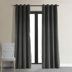 Brand new 🌟 Exclusive Fabrics Signature Velvet Grommet 120-inch Blackout Curtain (1 Panel) Everglade Teal ❤️