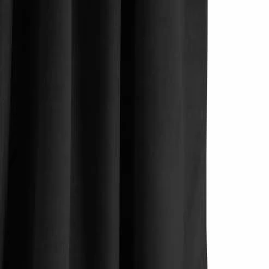 Flash Sale 👍 Exclusive Fabrics Signature Warm Black Velvet Single Blackout Curtain Panel 🔔 -Exclusive Fabrics SHOP Exclusive Fabrics Signature Warm Black Velvet Single Blackout Curtain 281 Panel29 7