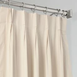 Hot Sale ✔️ Exclusive Fabrics Solid Cotton Pleated Curtain (1 Panel) White ✔️ -Exclusive Fabrics SHOP Exclusive Fabrics Solid Cotton Pleated Curtain 1817e5cc 1e2f 49ee 8bbc 9edcc2ee3abd