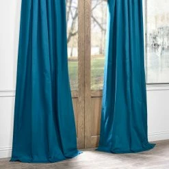 Wholesale 🔔 Exclusive Fabrics Solid Cotton True Blackout Curtain (1 Panel) White ✔️ -Exclusive Fabrics SHOP Exclusive Fabrics Solid Cotton True Blackout Curtain 281 Panel29 3