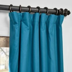 Wholesale 🔔 Exclusive Fabrics Solid Cotton True Blackout Curtain (1 Panel) White ✔️ -Exclusive Fabrics SHOP Exclusive Fabrics Solid Cotton True Blackout Curtain Panel 2