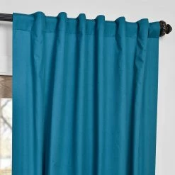 Wholesale 🔔 Exclusive Fabrics Solid Cotton True Blackout Curtain (1 Panel) White ✔️ -Exclusive Fabrics SHOP Exclusive Fabrics Solid Cotton True Blackout Curtain Panel 4