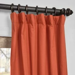 Wholesale 🔔 Exclusive Fabrics Solid Cotton True Blackout Curtain (1 Panel) White ✔️ -Exclusive Fabrics SHOP Exclusive Fabrics Solid Cotton True Blackout Curtain Panel 7