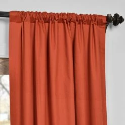 Wholesale 🔔 Exclusive Fabrics Solid Cotton True Blackout Curtain (1 Panel) White ✔️ -Exclusive Fabrics SHOP Exclusive Fabrics Solid Cotton True Blackout Curtain Panel 8