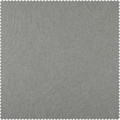 Buy 😍 Exclusive Fabrics Solid Faux Linen Sheer Curtain (1 Panel) Gravel Grey 🔔 -Exclusive Fabrics SHOP Exclusive Fabrics Solid Faux Linen Sheer Curtain 281 Panel29 8