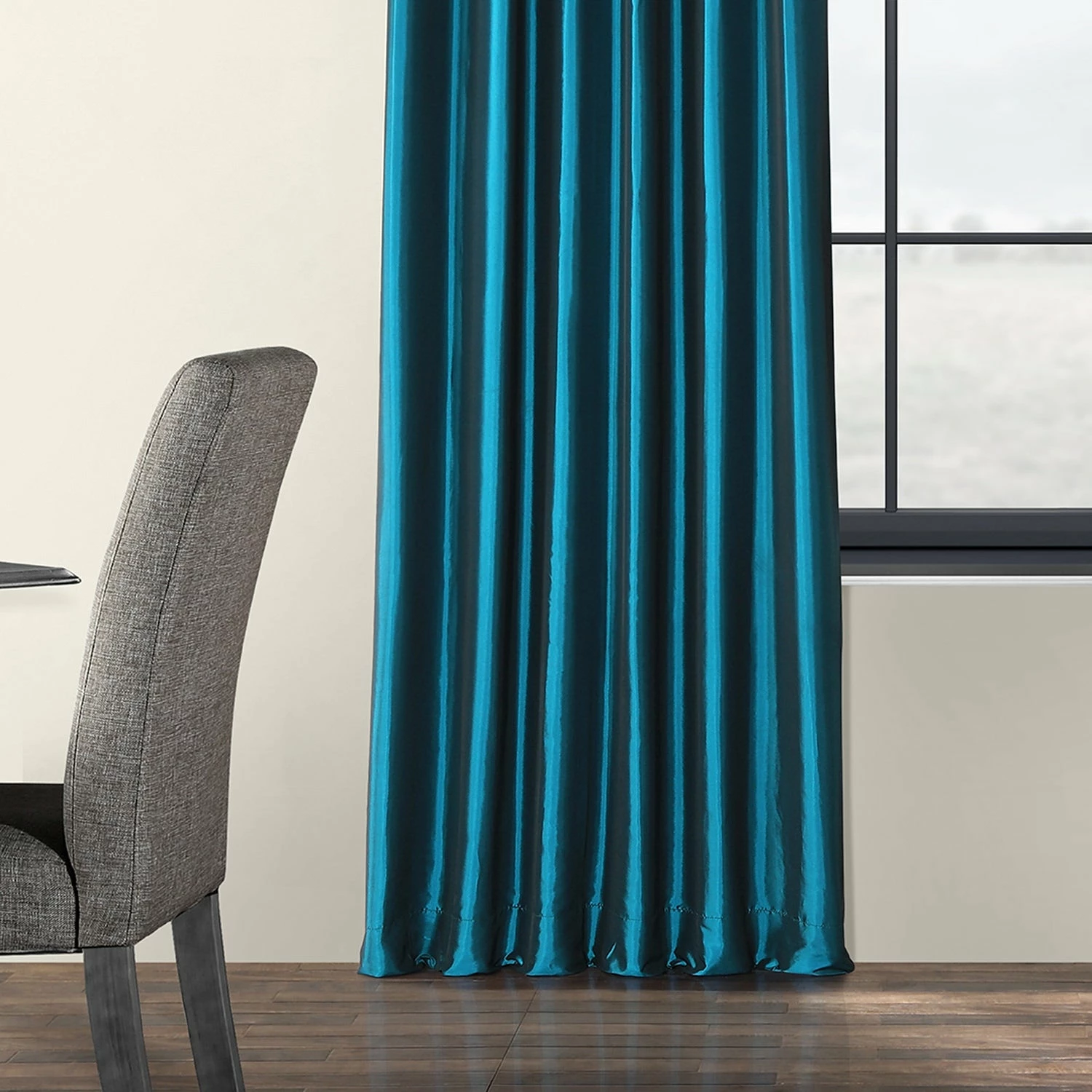 Cheap 👏 Exclusive Fabrics Solid Faux Silk Taffeta Mediterranean Curtain (1 Panel) 🔔 7 Cheap 👏 Exclusive Fabrics Solid Faux Silk Taffeta Mediterranean Curtain (1 Panel) 🔔 - Image 5