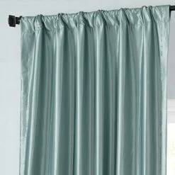 Best Sale π Exclusive Fabrics Solid Faux Silk Taffeta Robin's Egg Curtain (1 Panel) 𧨠13 Best Sale π Exclusive Fabrics Solid Faux Silk Taffeta Robin's Egg Curtain (1 Panel) 𧨠-Exclusive Fabrics SHOP Exclusive Fabrics Solid Faux Silk Taffeta Robin27s Egg Curtain Panel 3