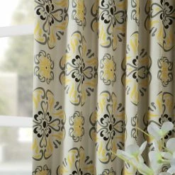 Coupon 🤩 Exclusive Fabrics Soliel Yellow/ Grey Damask Room Darkening Curtain Panel Pair (2 Panels) 🤩 21 Coupon 🤩 Exclusive Fabrics Soliel Yellow/ Grey Damask Room Darkening Curtain Panel Pair (2 Panels) 🤩 -Exclusive Fabrics SHOP Exclusive Fabrics Soliel Yellow Grey Damask Blackout Curtain Panel Pair 5bf88536 4815 4c16 8fd1 755e85249ed1