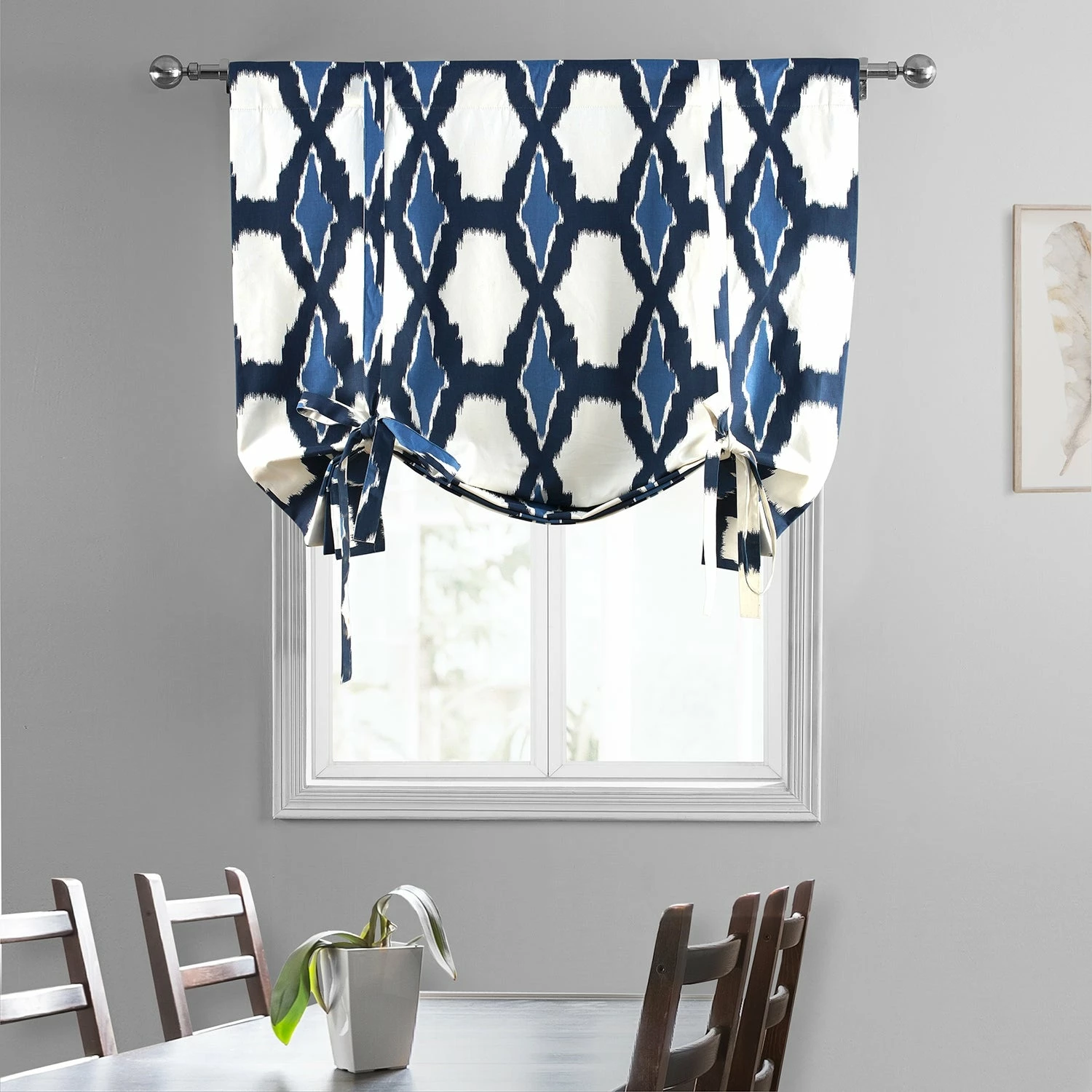 Coupon π Exclusive Fabrics Sorong Printed Cotton Tie-Up Window Shade - 46 X 63 π― 5 Coupon π Exclusive Fabrics Sorong Printed Cotton Tie-Up Window Shade - 46 X 63 π― - Image 3