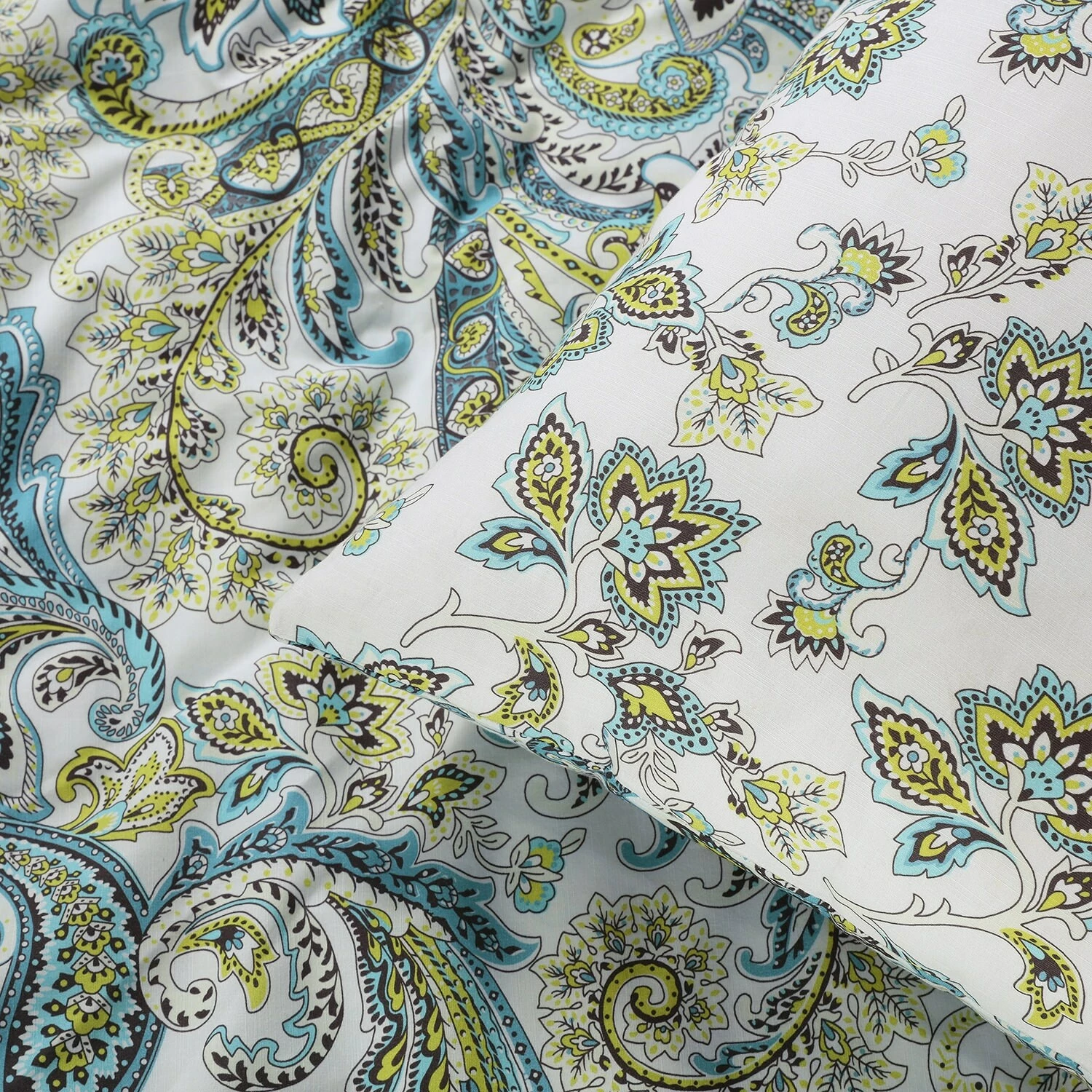 Budget ๐ Exclusive Fabrics Spindrift Teal And Yellow Cotton Percale Printed Reversible Duvet Cover Set โค๏ธ 9 Budget ๐ Exclusive Fabrics Spindrift Teal And Yellow Cotton Percale Printed Reversible Duvet Cover Set โค๏ธ - Image 7